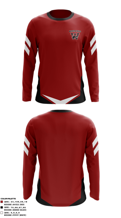 Wichita Falls High School Golf 85972251 Long Sleeve Performance Shirt - 1