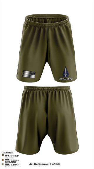 Athletic Shorts With Pockets, 3rd SFAB, Army, Teamtime, Team time, sublimation, custom sports apparel, team uniforms, spirit wear, spiritwear, sports uniforms, custom shirts, team store, custom team store, fundraiser sports, apparel fundraiser