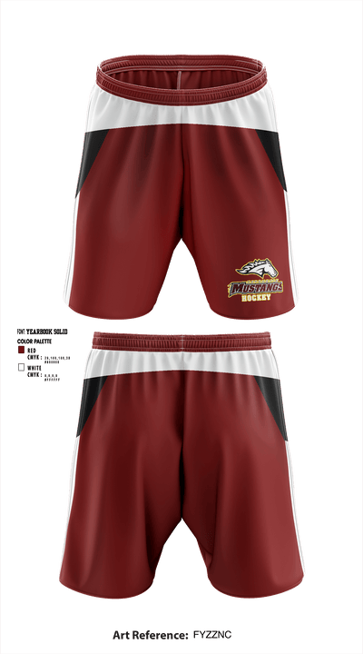 Menomonie High School Ice hockey 95189103 Athletic Shorts With Pockets - 3