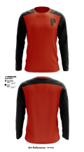 Pleasantville High School Cheer 14927259 Long Sleeve Performance Shirt - 1