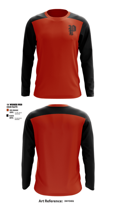 Pleasantville High School Cheer 14927259 Long Sleeve Performance Shirt - 1