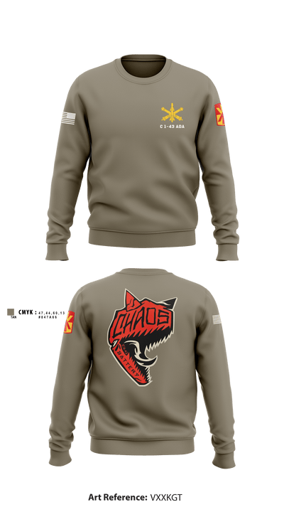 C 1-43 ADA 65403785 Crew Neck Sweatshirt - 3