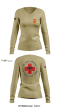 Medics, 1-43 ADA 28999239 Women's Long Sleeve V-neck Shirt - 2