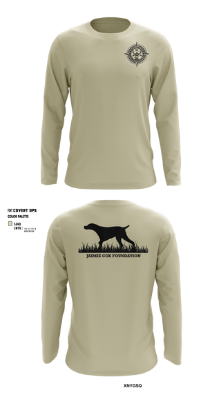 Long Sleeve Performance Shirt, Jaimie Cox Foundation, , Teamtime, Team time, sublimation, custom sports apparel, team uniforms, spirit wear, spiritwear, sports uniforms, custom shirts, team store, custom team store, fundraiser sports, apparel fundraiser