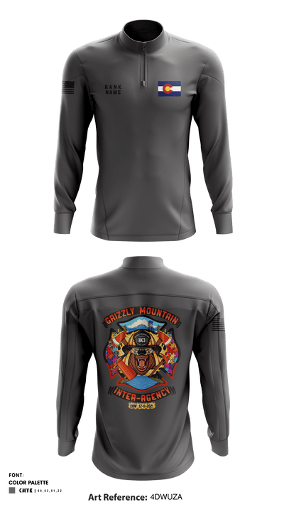 TERRACOTTA WILDLAND CREW 59814356 Quarter Zip Jacket - 3