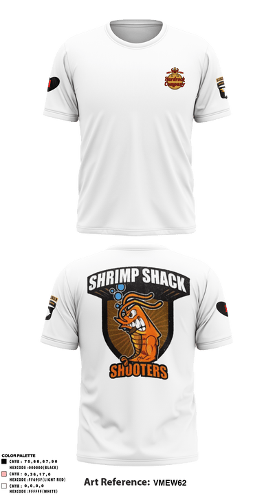 Shrimp Shack Shooters 38335157 Short Sleeve Performance Shirt - 3