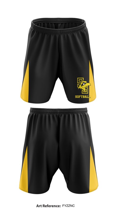 Athletic Shorts With Pockets, Falcons, Softball, Teamtime, Team time, sublimation, custom sports apparel, team uniforms, spirit wear, spiritwear, sports uniforms, custom shirts, team store, custom team store, fundraiser sports, apparel fundraiser