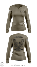 Easy Co. Eaglebears 39193271 Women's Long Sleeve V-neck Shirt - 1
