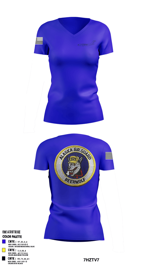 Women's Short Sleeve Vneck Shirt, , National Guard, Teamtime, Team time, sublimation, custom sports apparel, team uniforms, spirit wear, spiritwear, sports uniforms, custom shirts, team store, custom team store, fundraiser sports, apparel fundraiser