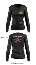 Flamingo Co F 3/485 IN 12682083 Women's Long Sleeve V-neck Shirt - 1