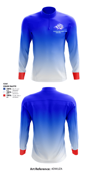 Quarter Zip Jacket, Peachtree Ridge Youth Athletic Association, Men's Basketball, Teamtime, Team time, sublimation, custom sports apparel, team uniforms, spirit wear, spiritwear, sports uniforms, custom shirts, team store, custom team store, fundraiser sports, apparel fundraiser