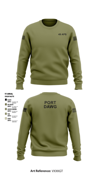 Crew Neck Sweatshirt, , Air Force, Teamtime, Team time, sublimation, custom sports apparel, team uniforms, spirit wear, spiritwear, sports uniforms, custom shirts, team store, custom team store, fundraiser sports, apparel fundraiser