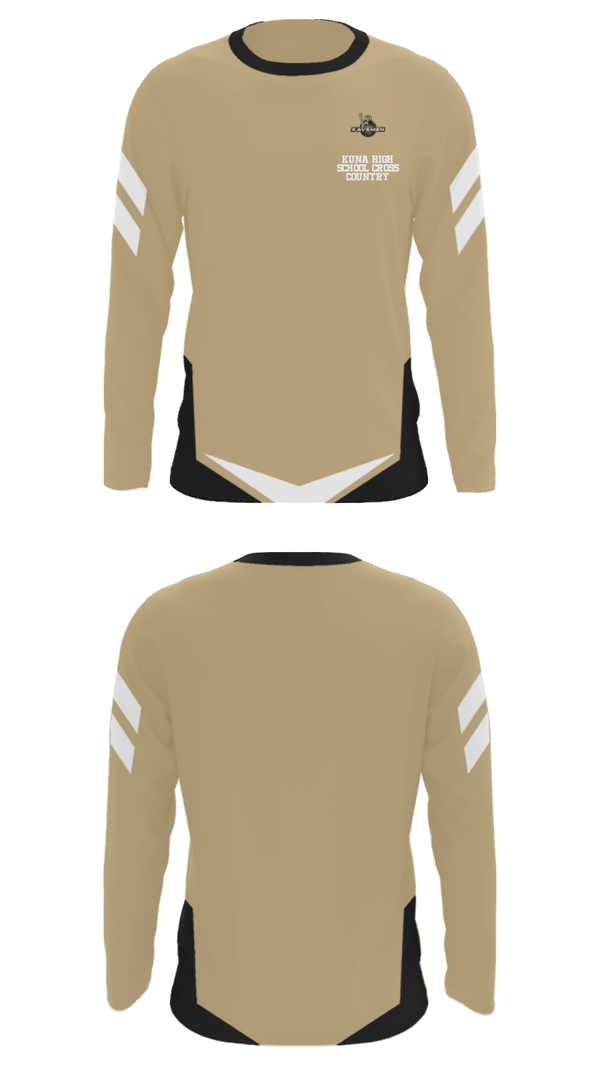 Long Sleeve Performance Shirt, Kuna High School Cross Country, Cross Country, Teamtime, Team time, sublimation, custom sports apparel, team uniforms, spirit wear, spiritwear, sports uniforms, custom shirts, team store, custom team store, fundraiser sports, apparel fundraiser