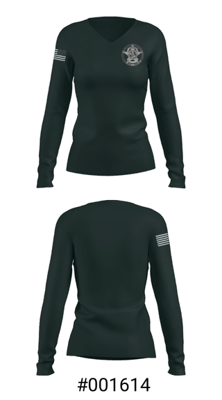 Women's Long Sleeve Vneck Shirt, , Police, Teamtime, Team time, sublimation, custom sports apparel, team uniforms, spirit wear, spiritwear, sports uniforms, custom shirts, team store, custom team store, fundraiser sports, apparel fundraiser