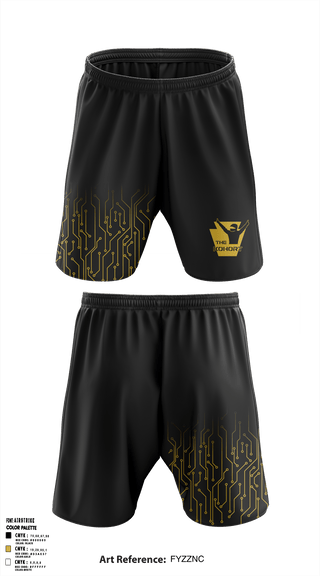 Athletic Shorts With Pockets, The Kohort, E-Sports, Teamtime, Team time, sublimation, custom sports apparel, team uniforms, spirit wear, spiritwear, sports uniforms, custom shirts, team store, custom team store, fundraiser sports, apparel fundraiser