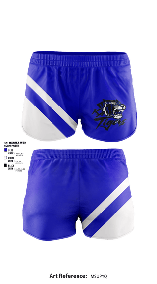 Women's Shorts, Kingman Academy of Learning High School, Spirit Store, Teamtime, Team time, sublimation, custom sports apparel, team uniforms, spirit wear, spiritwear, sports uniforms, custom shirts, team store, custom team store, fundraiser sports, apparel fundraiser