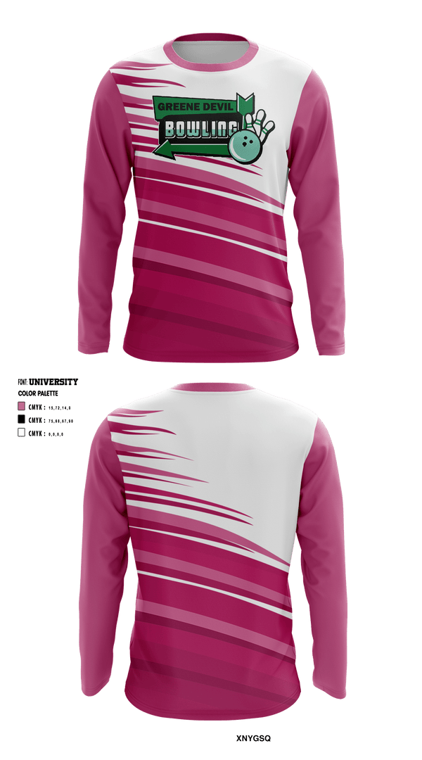Long Sleeve Performance Shirt, Greeneville Bowling, Bowling, Teamtime, Team time, sublimation, custom sports apparel, team uniforms, spirit wear, spiritwear, sports uniforms, custom shirts, team store, custom team store, fundraiser sports, apparel fundraiser