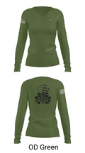 439th CEX 72519259 Women's Long Sleeve V-neck Shirt - 40
