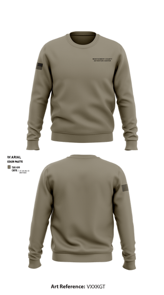 Crew Neck Sweatshirt, Montgomery County Detention Center, Police, Teamtime, Team time, sublimation, custom sports apparel, team uniforms, spirit wear, spiritwear, sports uniforms, custom shirts, team store, custom team store, fundraiser sports, apparel fundraiser