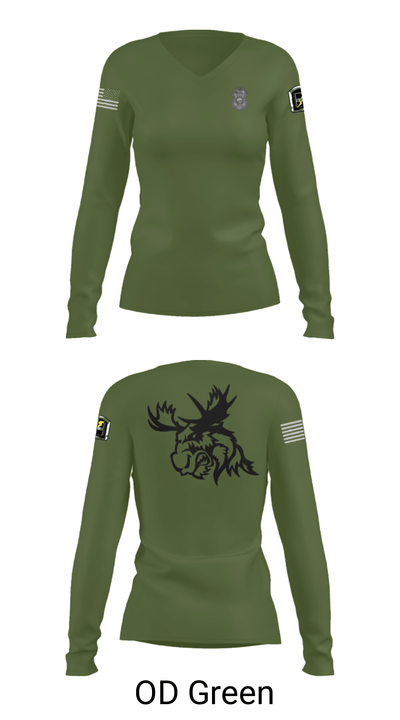 SPD TACTICAL RESPONSE TEAM 13504986 Women's Long Sleeve V-neck Shirt - 40