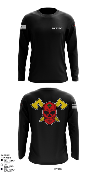 Long Sleeve Performance Shirt, 716716 EVCC, Army, Teamtime, Team time, sublimation, custom sports apparel, team uniforms, spirit wear, spiritwear, sports uniforms, custom shirts, team store, custom team store, fundraiser sports, apparel fundraiser