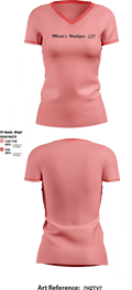 Mazie’s Boutique, LLC 53231046 Women's Short Sleeve V-neck Shirt - 1