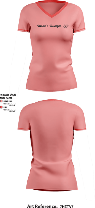 Women's Short Sleeve Vneck Shirt, Mazie’s Boutique, LLC, , Teamtime, Team time, sublimation, custom sports apparel, team uniforms, spirit wear, spiritwear, sports uniforms, custom shirts, team store, custom team store, fundraiser sports, apparel fundraiser