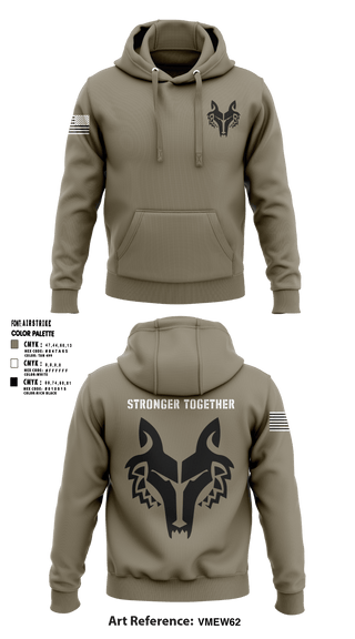 Hoodie, , Army, Teamtime, Team time, sublimation, custom sports apparel, team uniforms, spirit wear, spiritwear, sports uniforms, custom shirts, team store, custom team store, fundraiser sports, apparel fundraiser