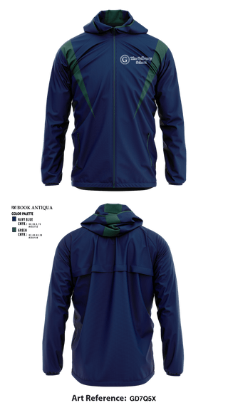 Windbreaker, The Galloway School, Spirit Store, Teamtime, Team time, sublimation, custom sports apparel, team uniforms, spirit wear, spiritwear, sports uniforms, custom shirts, team store, custom team store, fundraiser sports, apparel fundraiser