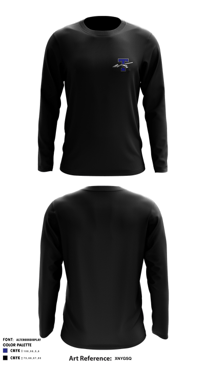 Triana Warriors 45800003 Long Sleeve Performance Shirt - 3