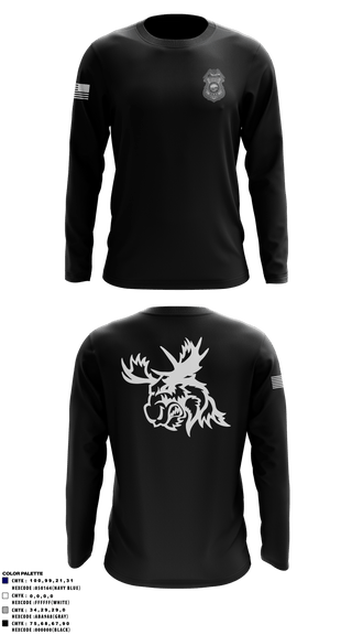 Long Sleeve Performance Shirt, , Police, Teamtime, Team time, sublimation, custom sports apparel, team uniforms, spirit wear, spiritwear, sports uniforms, custom shirts, team store, custom team store, fundraiser sports, apparel fundraiser