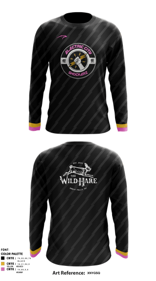 Long Sleeve Performance Shirt, Electric city shockerz, Rugby, Teamtime, Team time, sublimation, custom sports apparel, team uniforms, spirit wear, spiritwear, sports uniforms, custom shirts, team store, custom team store, fundraiser sports, apparel fundraiser