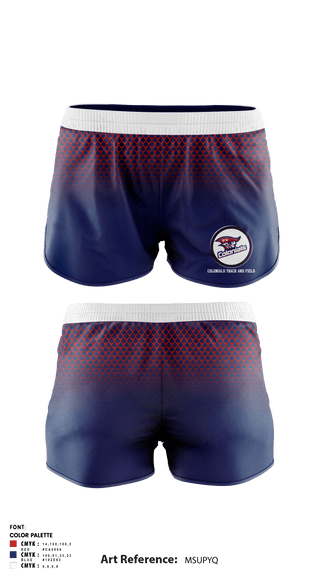 Track Shorts, Colonials Track and Field, Track & Field, Teamtime, Team time, sublimation, custom sports apparel, team uniforms, spirit wear, spiritwear, sports uniforms, custom shirts, team store, custom team store, fundraiser sports, apparel fundraiser