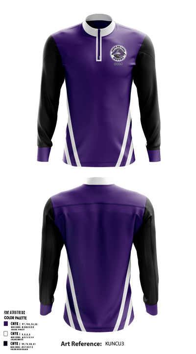 Ravens 10412745 Quarter Zip Jacket - 10