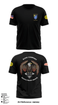 E Co 3-34 IN REG “Death from above” 14936905 Short Sleeve Performance Shirt - 4