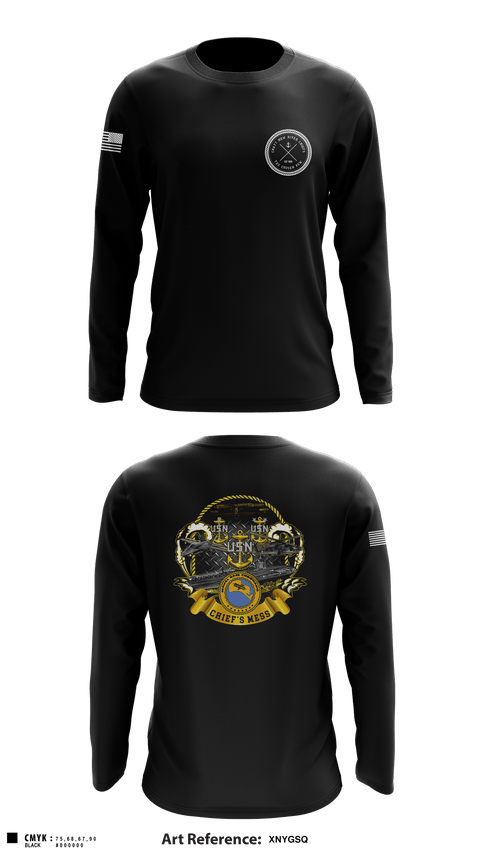 Long Sleeve Performance Shirt, CNATTU New River, Navy, Teamtime, Team time, sublimation, custom sports apparel, team uniforms, spirit wear, spiritwear, sports uniforms, custom shirts, team store, custom team store, fundraiser sports, apparel fundraiser