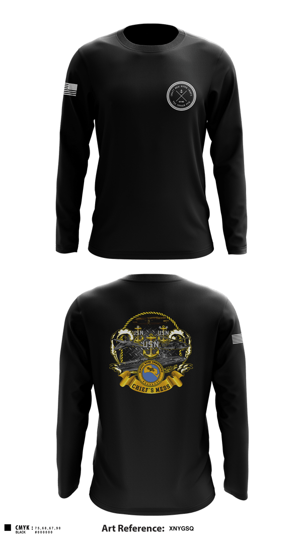 Long Sleeve Performance Shirt, CNATTU New River, Navy, Teamtime, Team time, sublimation, custom sports apparel, team uniforms, spirit wear, spiritwear, sports uniforms, custom shirts, team store, custom team store, fundraiser sports, apparel fundraiser