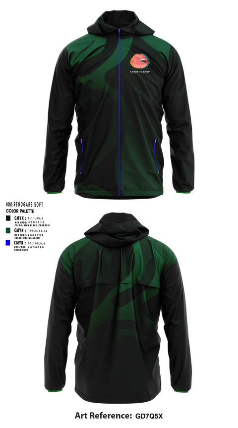 Windbreaker, Sandyiis Shop, , Teamtime, Team time, sublimation, custom sports apparel, team uniforms, spirit wear, spiritwear, sports uniforms, custom shirts, team store, custom team store, fundraiser sports, apparel fundraiser