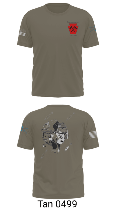 1-111th IN BN 37171288 Short Sleeve Performance Shirt - 38