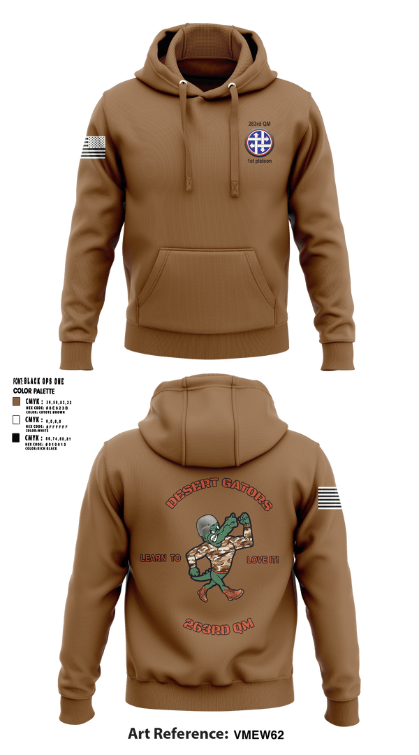Hoodie, 263rd QM, Army, Teamtime, Team time, sublimation, custom sports apparel, team uniforms, spirit wear, spiritwear, sports uniforms, custom shirts, team store, custom team store, fundraiser sports, apparel fundraiser
