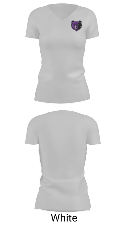 Rocky Mountain High School Volleyball 20283086 Women's Short Sleeve V-neck Shirt - 7