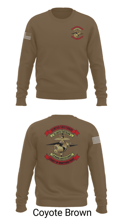 2nd Supply Battalion 27685177 Crew Neck Sweatshirt - 8
