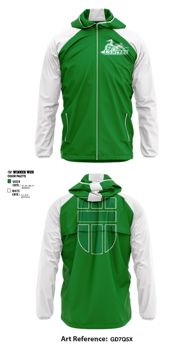 Wisconsin Lutheran Middle School 9461286 Windbreaker - 1
