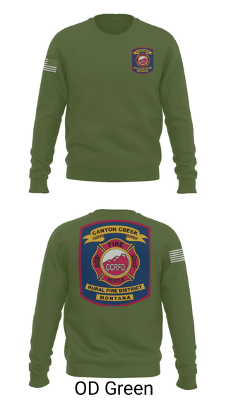 Crew Neck Sweatshirt, , Fire Department, Teamtime, Team time, sublimation, custom sports apparel, team uniforms, spirit wear, spiritwear, sports uniforms, custom shirts, team store, custom team store, fundraiser sports, apparel fundraiser