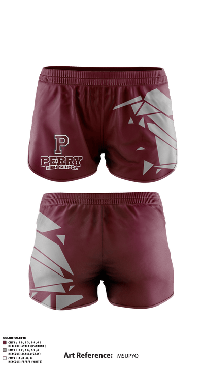 Perry High School 43472563 Track Shorts - 1