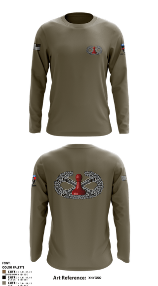 Long Sleeve Performance Shirt, , National Guard, Teamtime, Team time, sublimation, custom sports apparel, team uniforms, spirit wear, spiritwear, sports uniforms, custom shirts, team store, custom team store, fundraiser sports, apparel fundraiser
