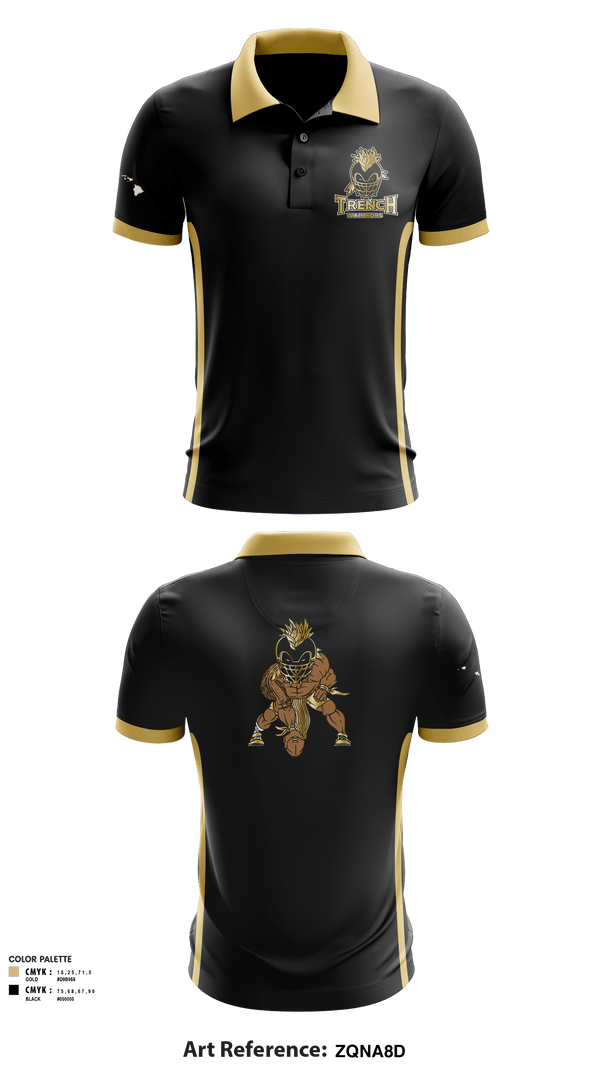 Short Sleeve Performance Polo, TRENCH WARRIORS, Football, Teamtime, Team time, sublimation, custom sports apparel, team uniforms, spirit wear, spiritwear, sports uniforms, custom shirts, team store, custom team store, fundraiser sports, apparel fundraiser