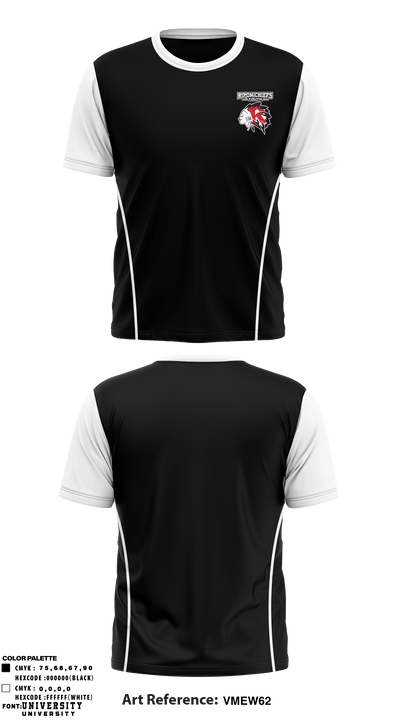 Ripon Chiefs Youth Football and Cheer 75373923 Short Sleeve Performance Shirt - 2