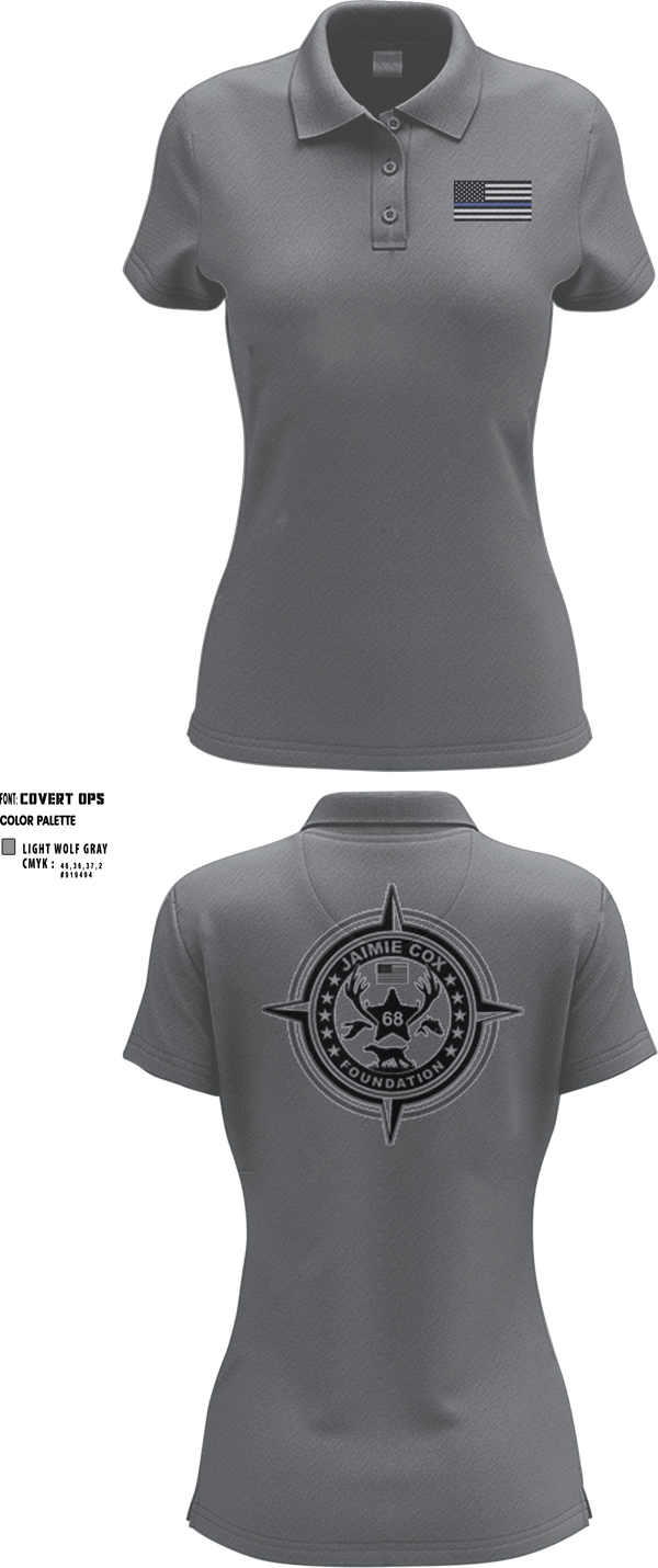 Women's Short Sleeve Performance Polo, Jaimie Cox Foundation, , Teamtime, Team time, sublimation, custom sports apparel, team uniforms, spirit wear, spiritwear, sports uniforms, custom shirts, team store, custom team store, fundraiser sports, apparel fundraiser