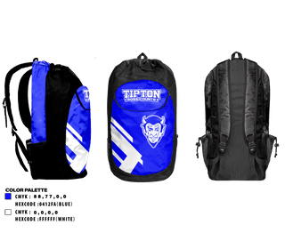 Gear Bag, Tipton Middle School Cross Country, Cross Country, Teamtime, Team time, sublimation, custom sports apparel, team uniforms, spirit wear, spiritwear, sports uniforms, custom shirts, team store, custom team store, fundraiser sports, apparel fundraiser